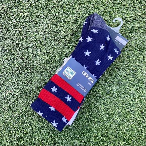 Dick’s Sporting Goods American Flag Crew Socks 2 Pack - Picture 8 of 8